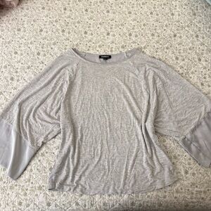 Express Light Gray Top